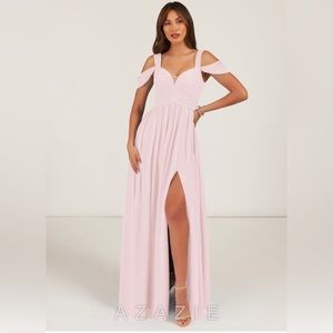 Azazie Lianne - Blushing Pink - Azazie Bridesmaid Dress